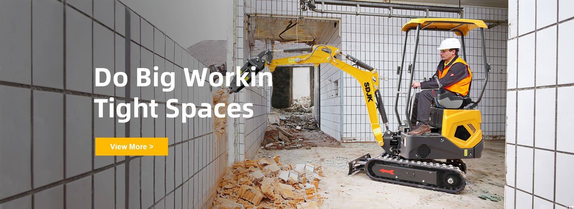 Do Big Working Tight Spaces